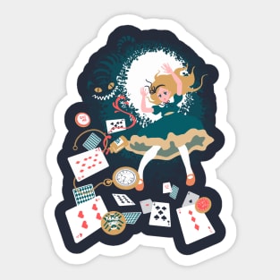 Down the Rabbit Hole Sticker